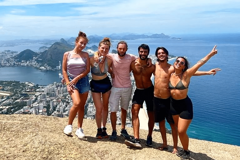 Franceses passeando no Rio