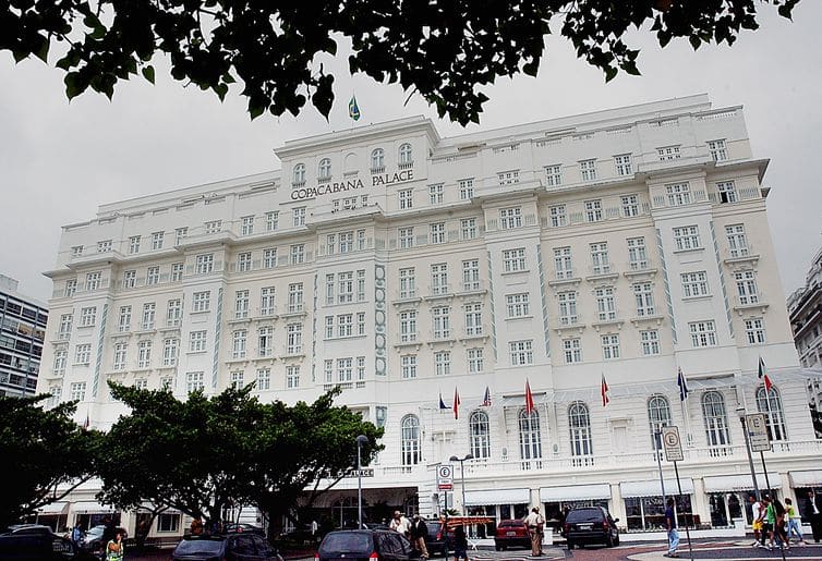 Fachada do Hotel Copacabana Palace 